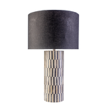 Artisan Table Lamp in Bone & Fabric | homelove.in