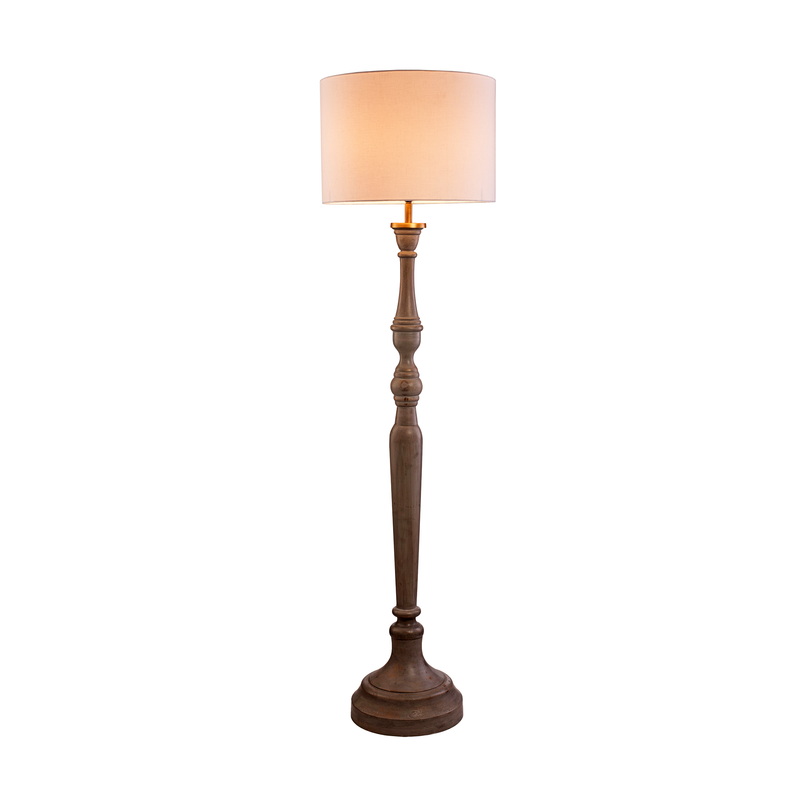 Old Kent Road Wooden, Foor Lamp - ON | homelove.in