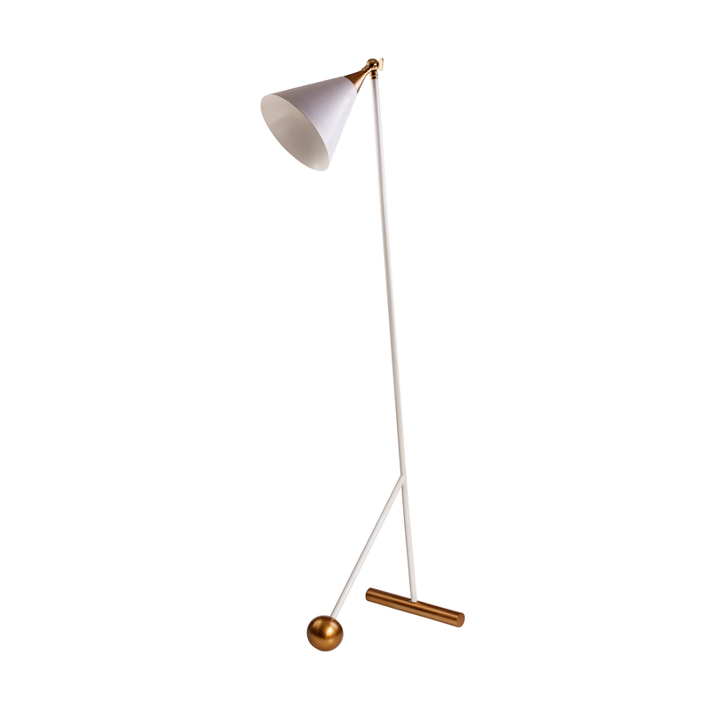 Serve and Volley Iron Floor Lamp | homelove.in