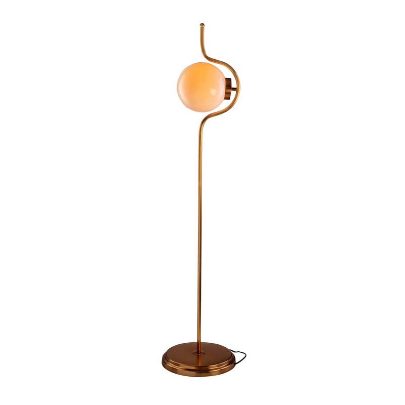 The Crown Floor Lamp in Milky Glass - ON | homelove.in