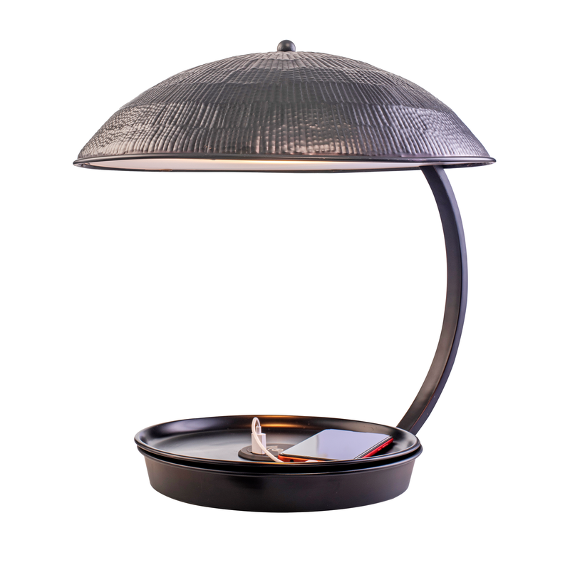 Oyster Table Lamp with USB Charger | homelove.in