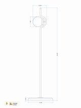 The Crown Floor Lamp in Milky Glass - CADD | homelove.in